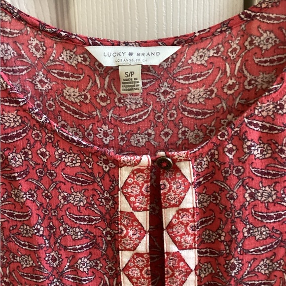 Lucky, Los Angeles , print of cherry red, light cream - Picture 2 of 5